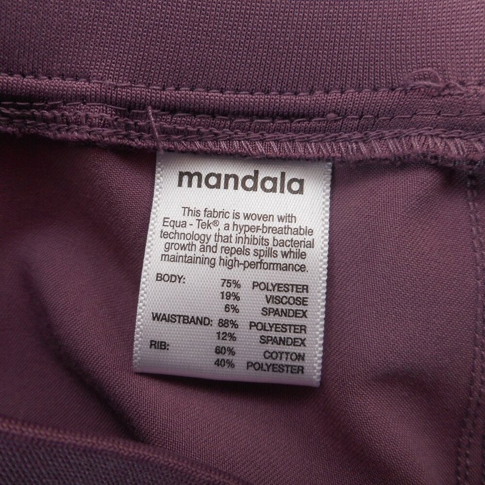 Mandala Women’s Jogger Scrubs - Mauve and Heather Gray - Picture 10 of 13